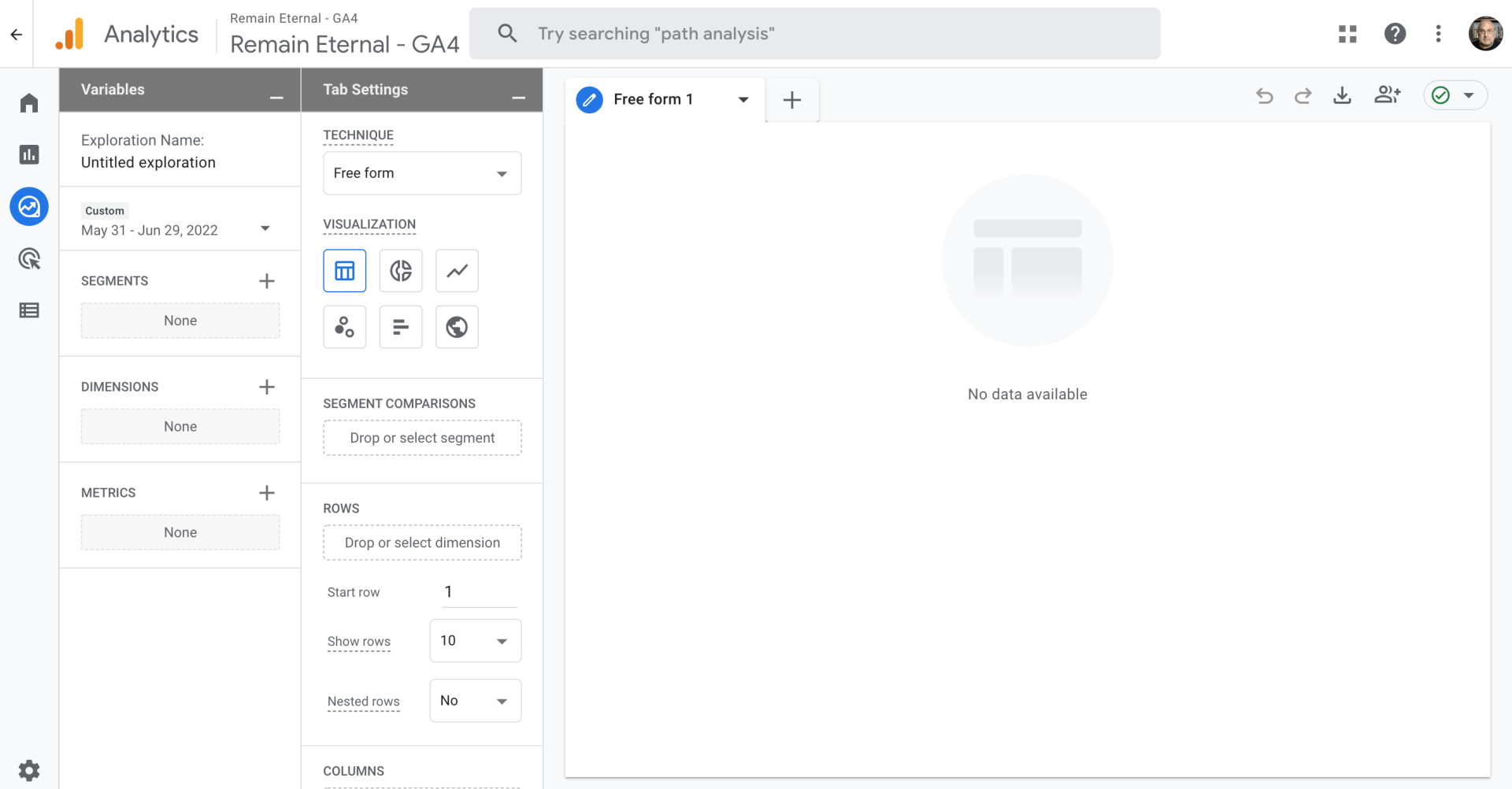 GA4 Report Builder