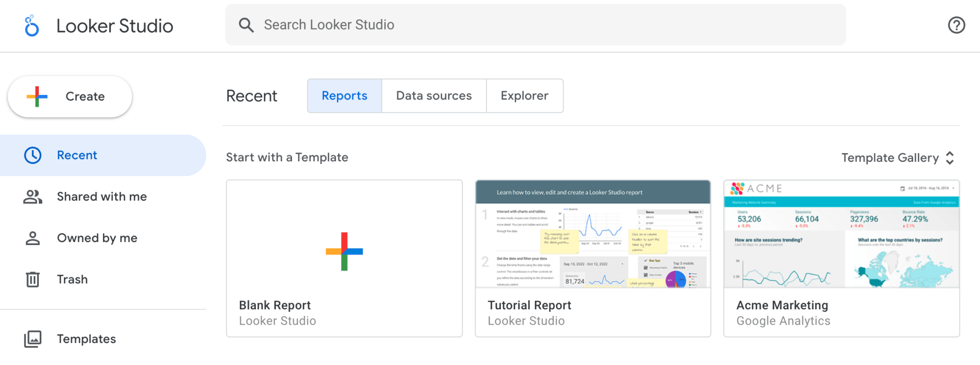Looker Studio's new logo