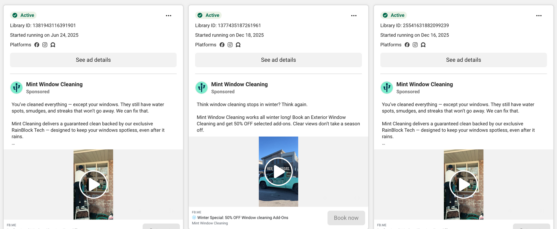 Meta ad library