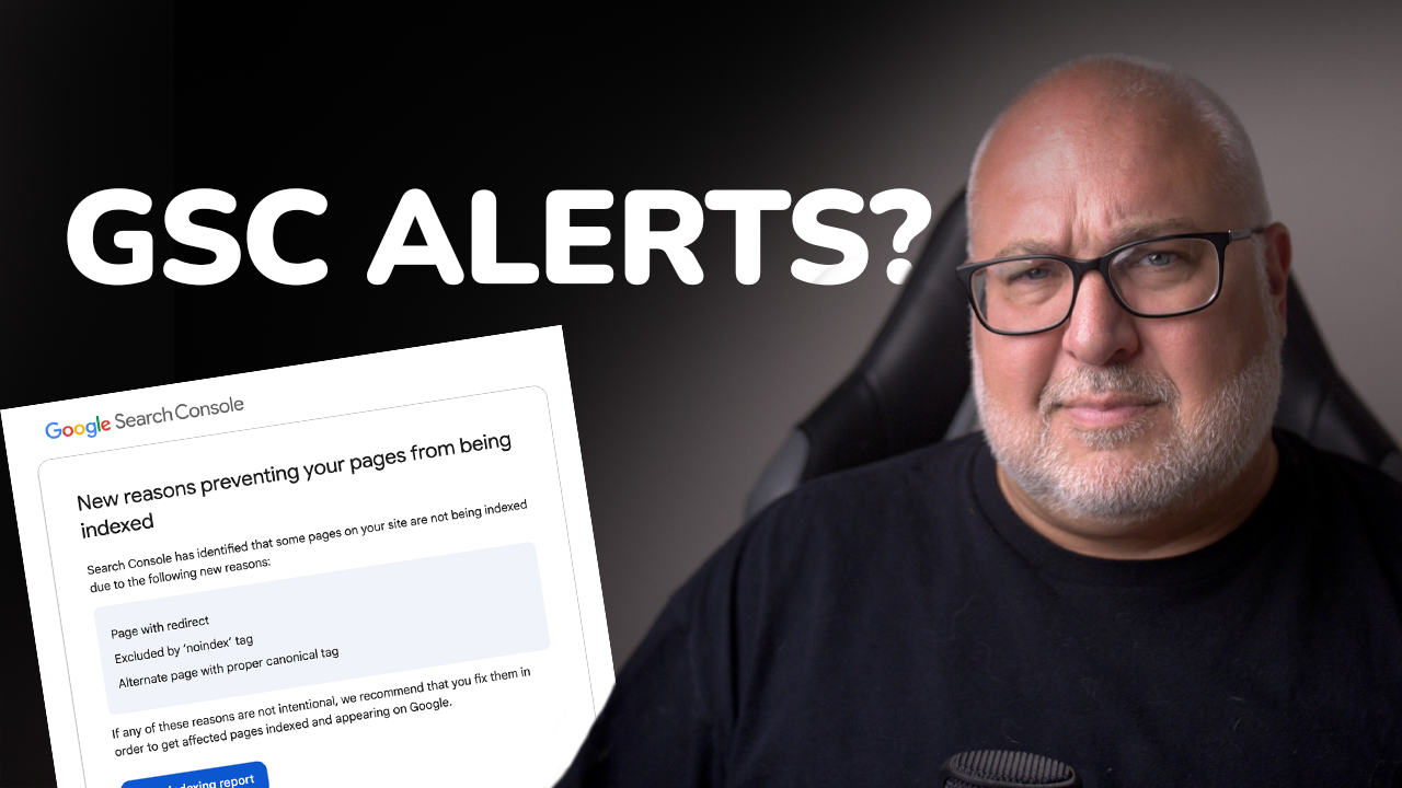 Thumbnail for video about GSC error alerts
