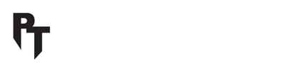Logo with stylized black 