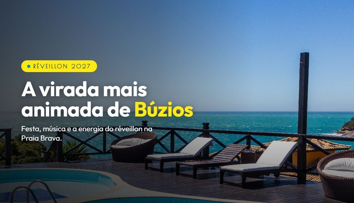 Réveillon 2027 no Costa do Sol Boutique Hotel em Búzios