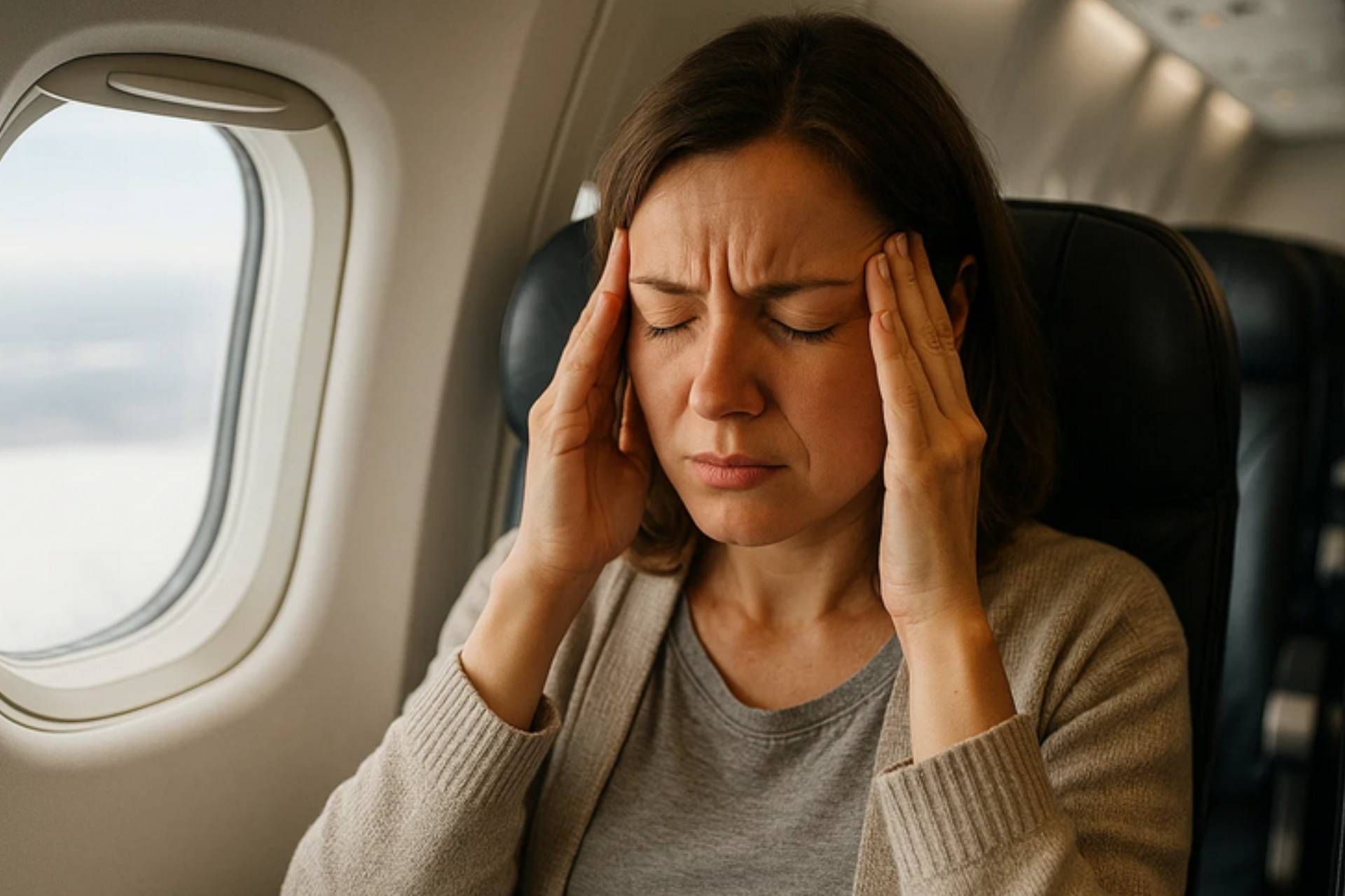 Mal di testa in aereo: quanto è diffuso il fenomeno? Mal di testa in aereo: quanto è diffuso il fenomeno?