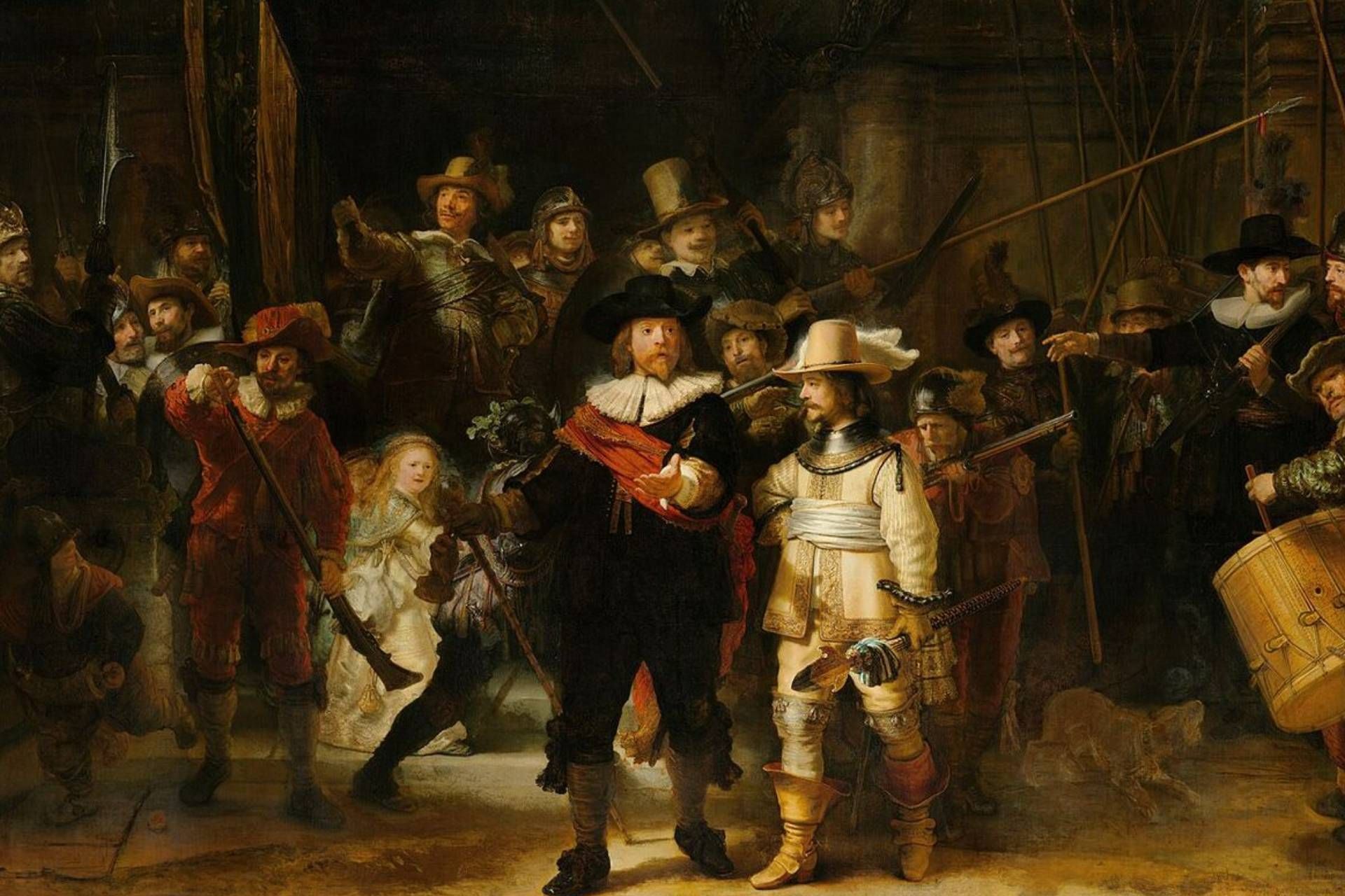 The Night Watch Rembrandt KLM Ronda di notte