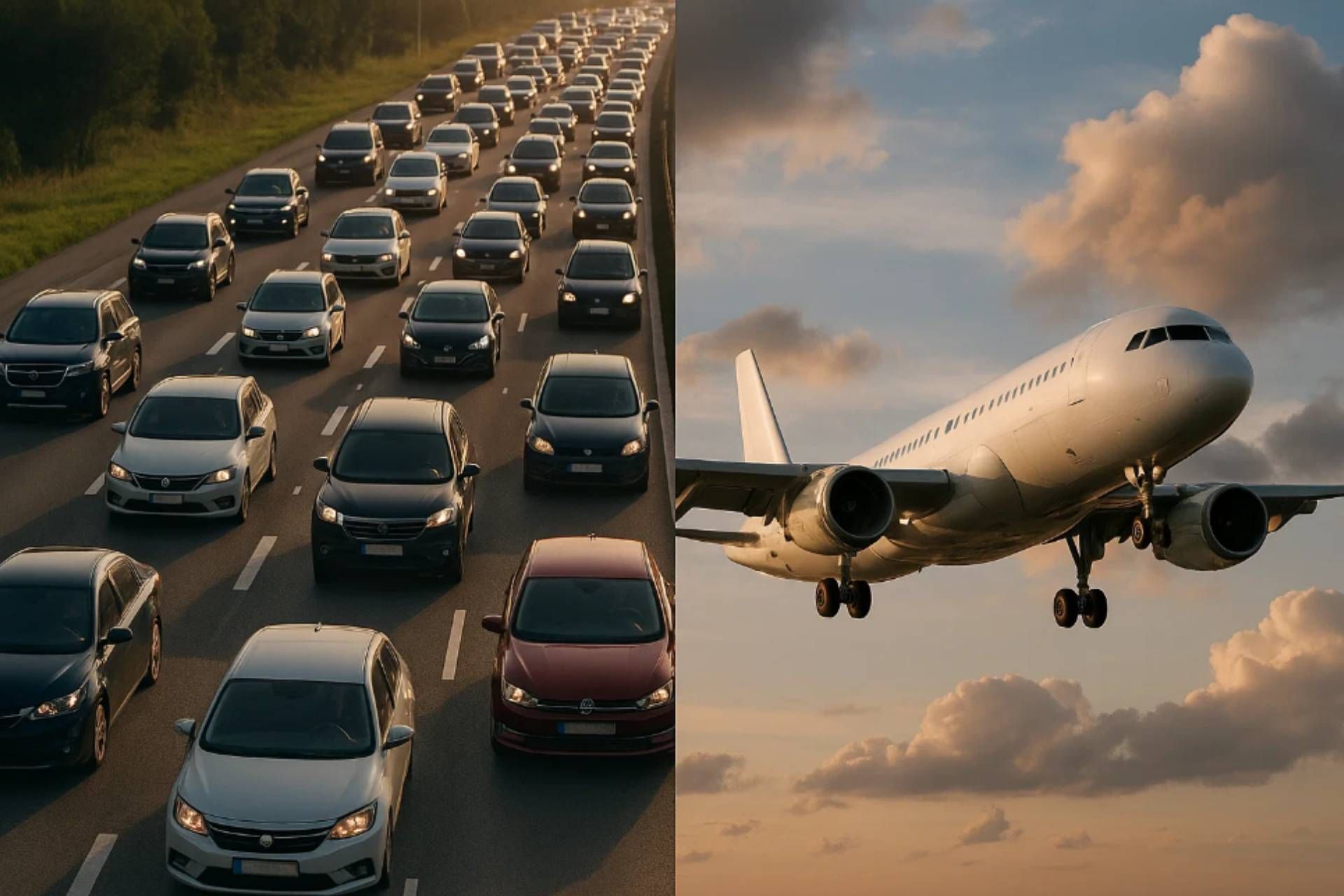 Viaggiare in auto è più pericoloso che volare in aereo Viaggiare in auto è più pericoloso che volare in aereo