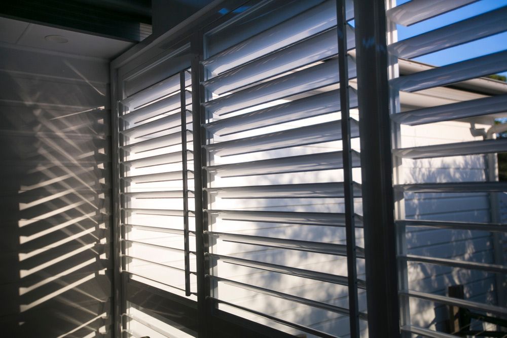 A White Aluminium Shutters