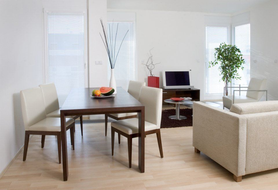 wooden dining table
