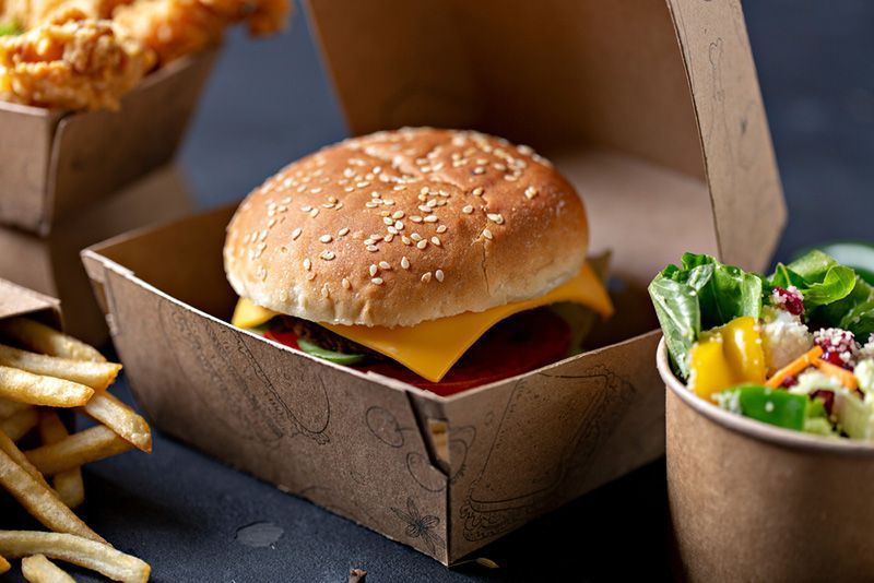 A Hamburger and French Fries — Beerwah Co-Op in Beerwah, QLD