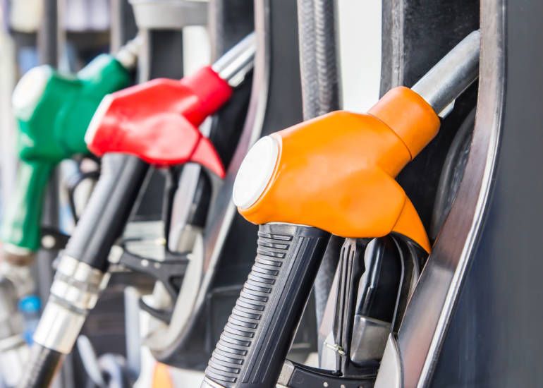 A Row of Gas Pumps — Beerwah Co-Op in Beerwah, QLD