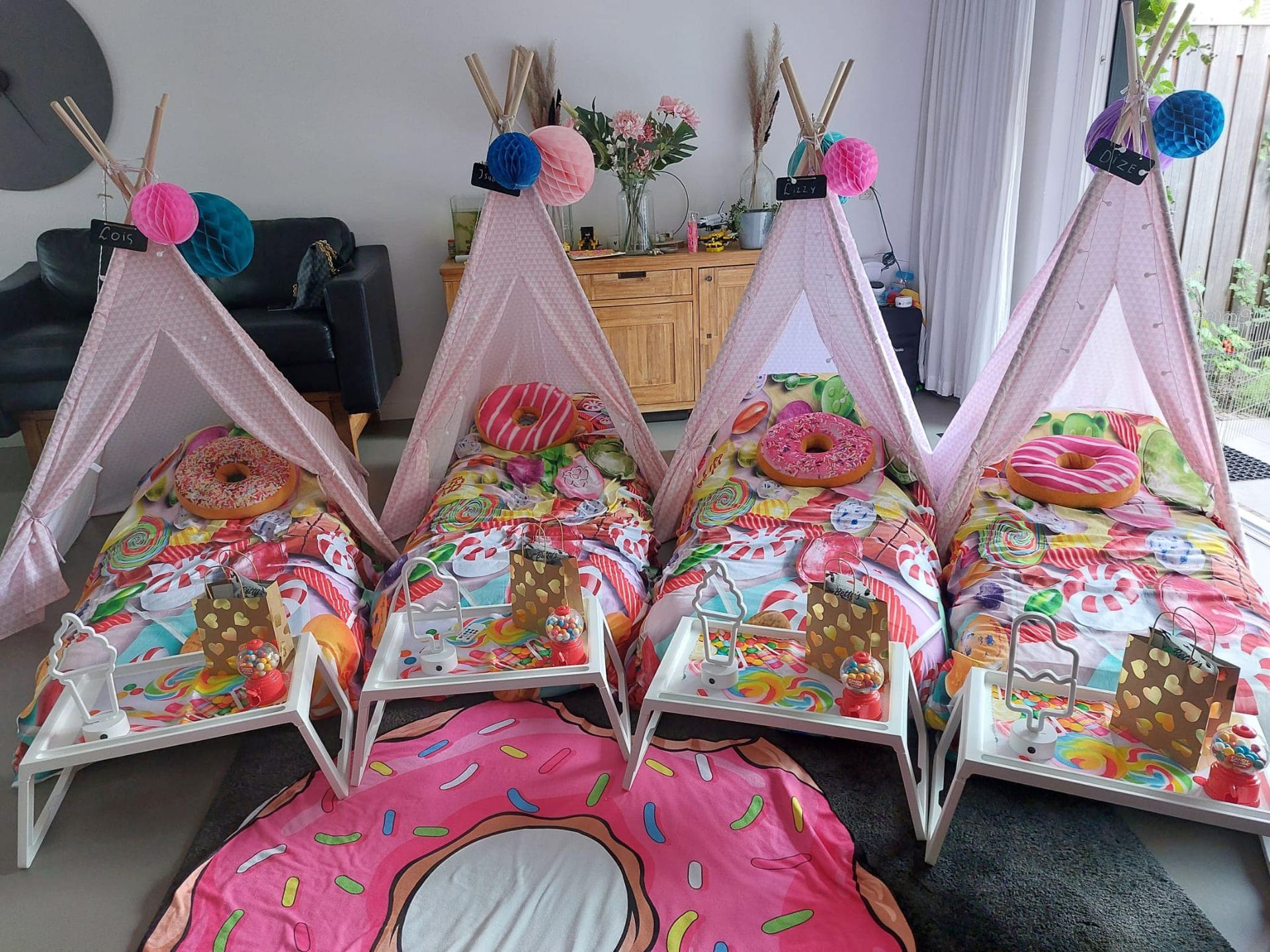 Tipi slaapfeestje