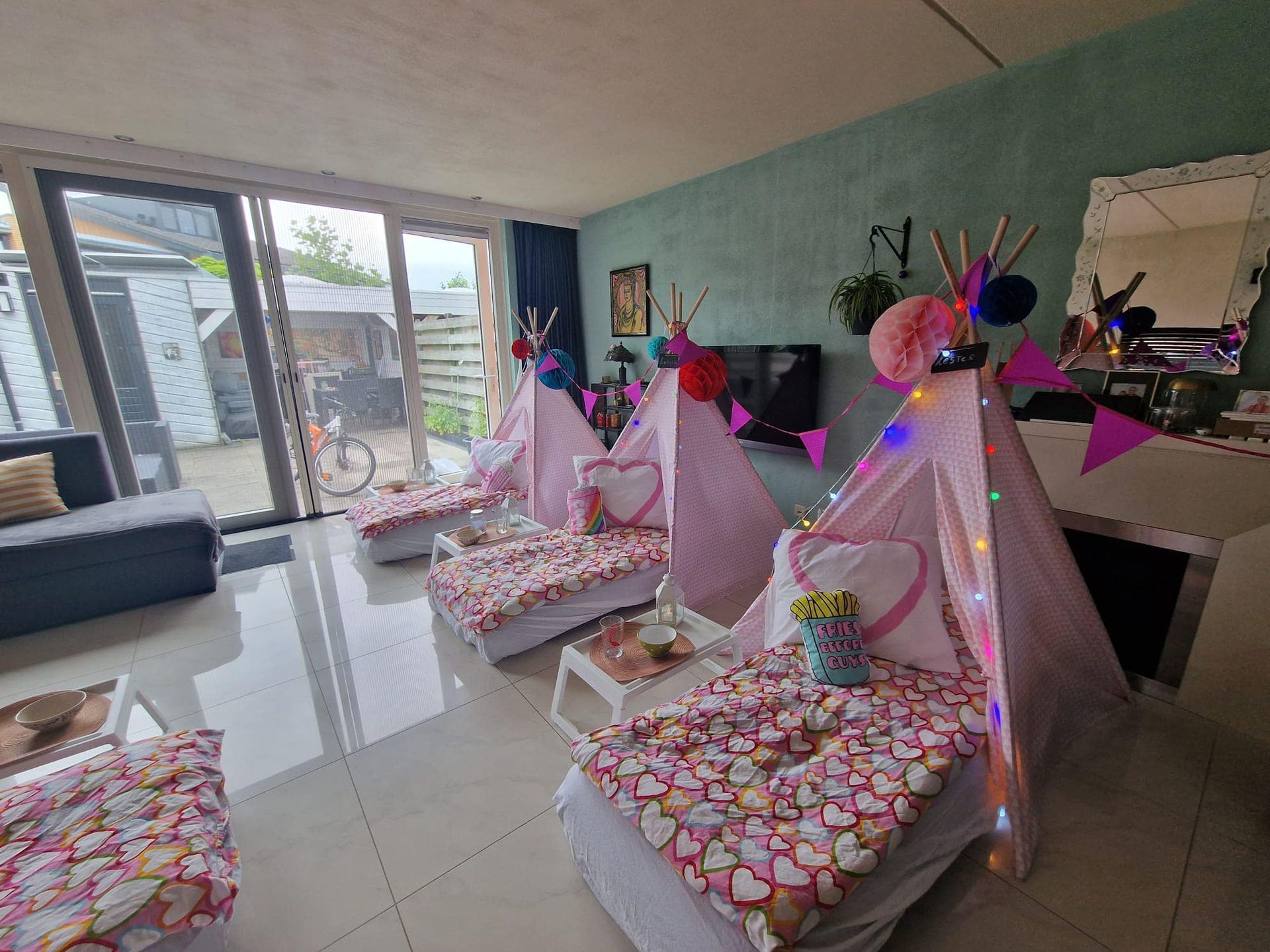 Tipi slaapfeestje