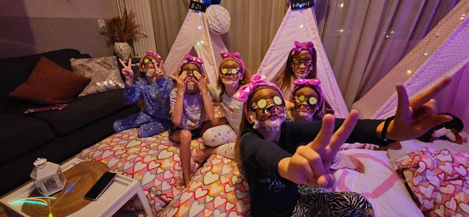 Tipi slaapfeestje