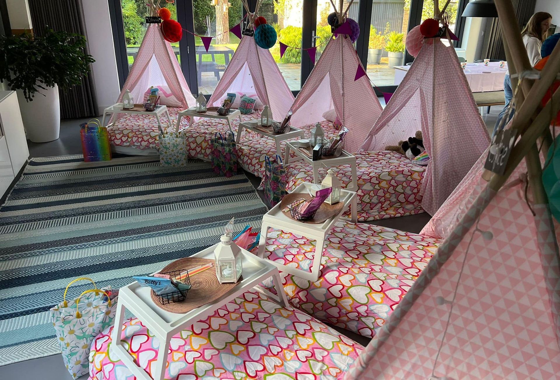 Tipi slaapfeestje