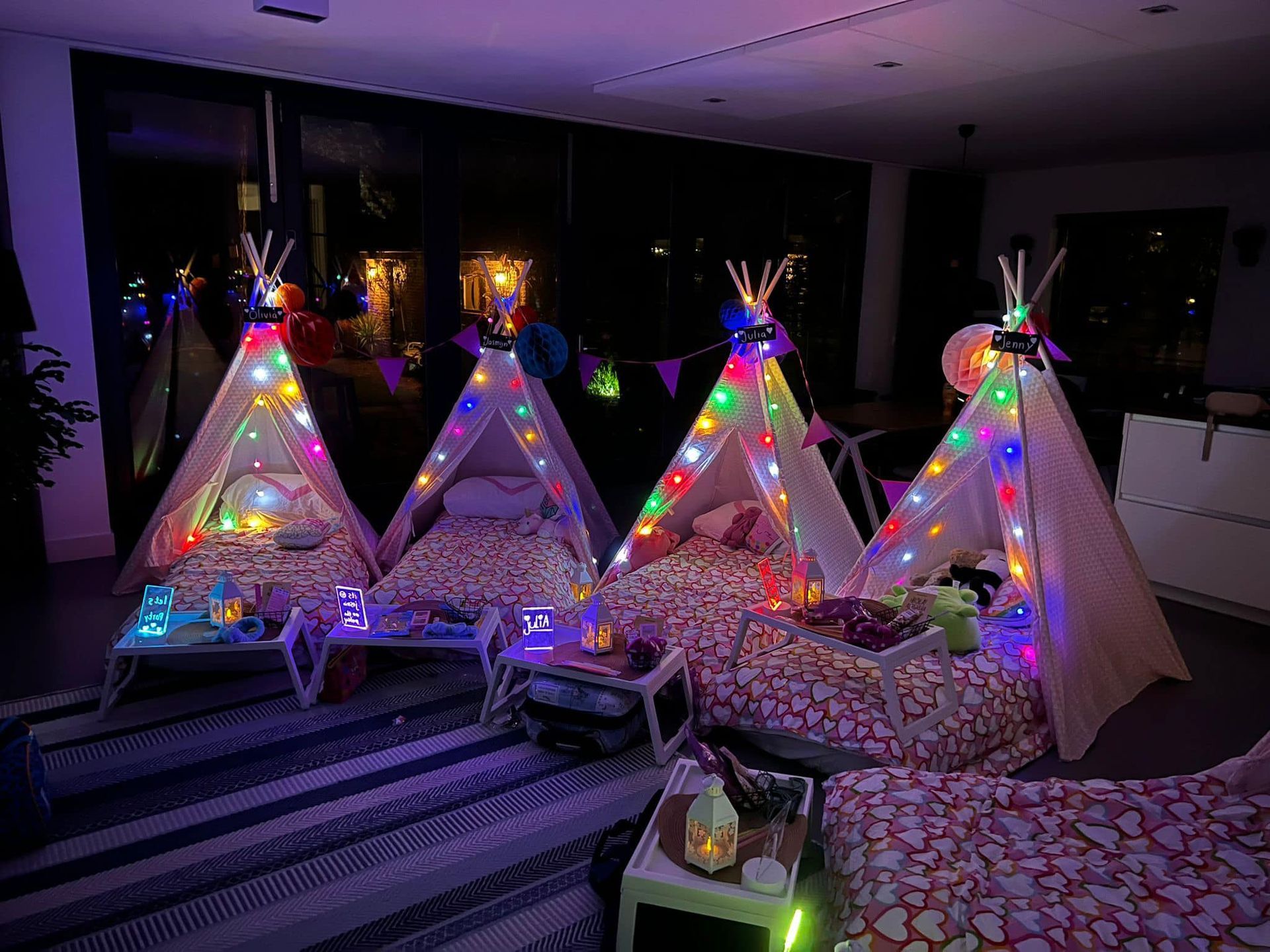 Tipi slaapfeestje