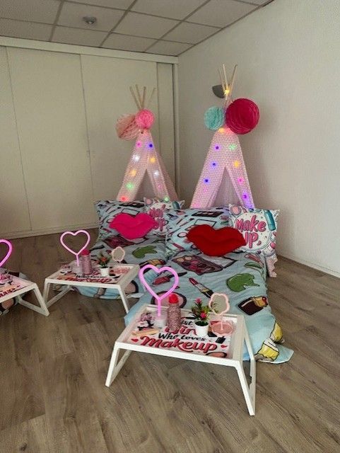 Tipi slaapfeestje