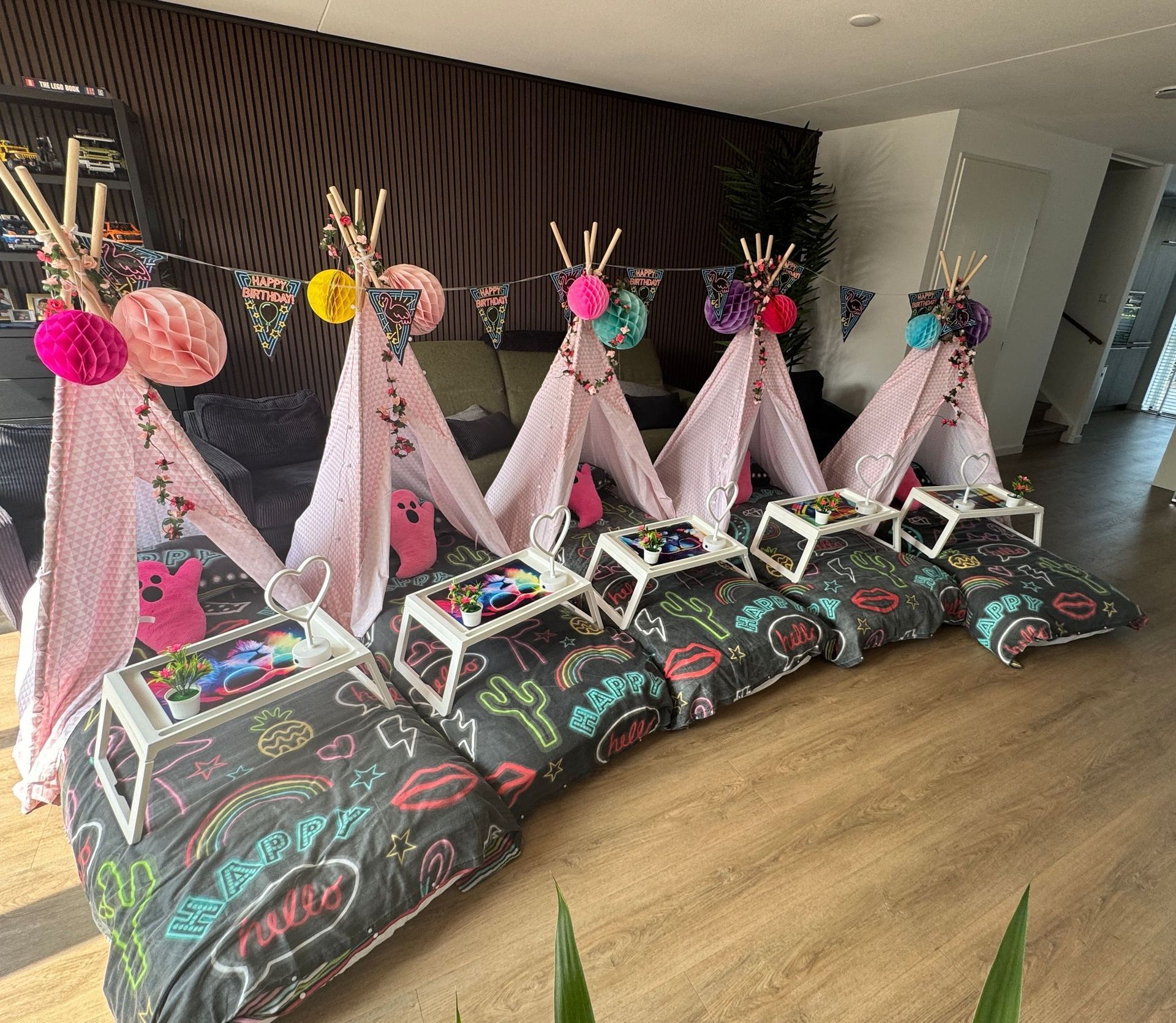 Tipi slaapfeestje