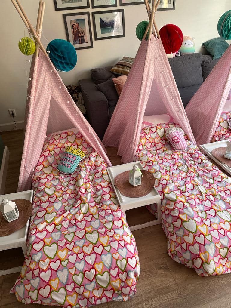 tipi slaapfeestje voor kinderfeestje
