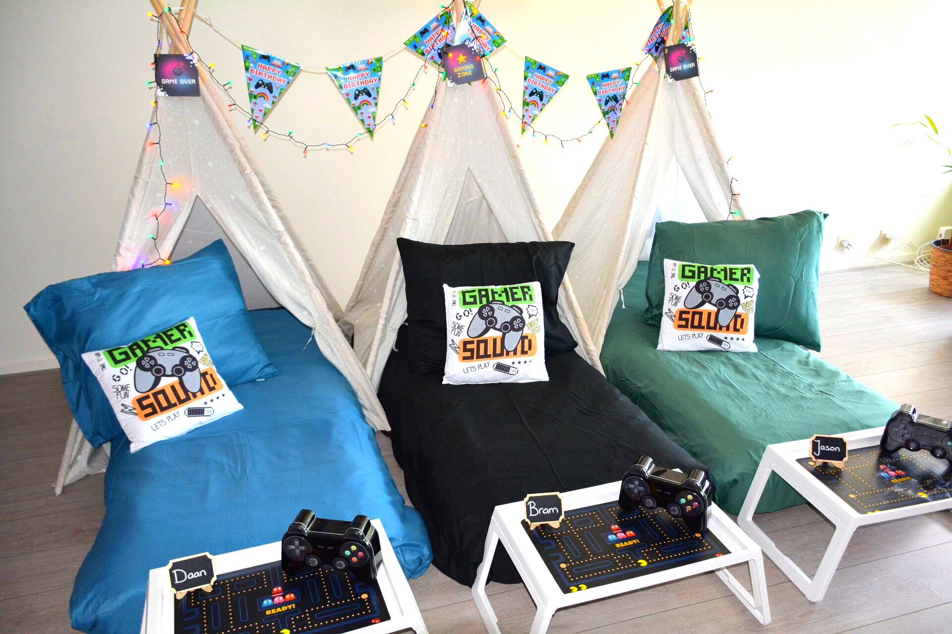 Tipi slaapfeestje