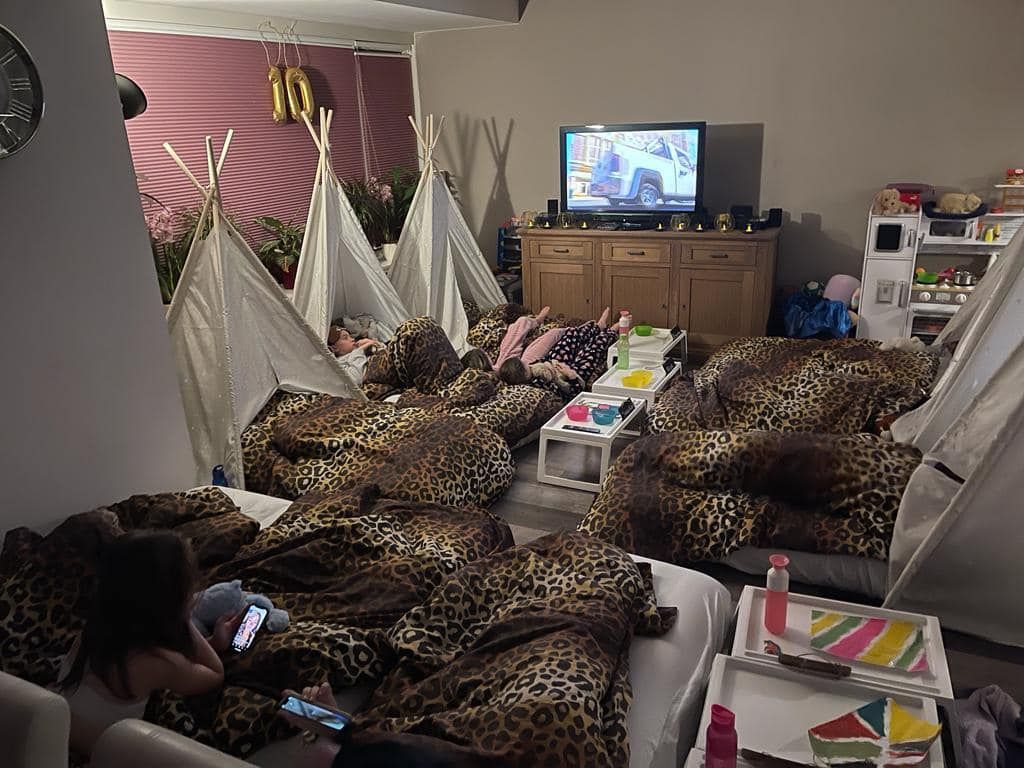 tipi slaapfeestje voor kinderfeestje