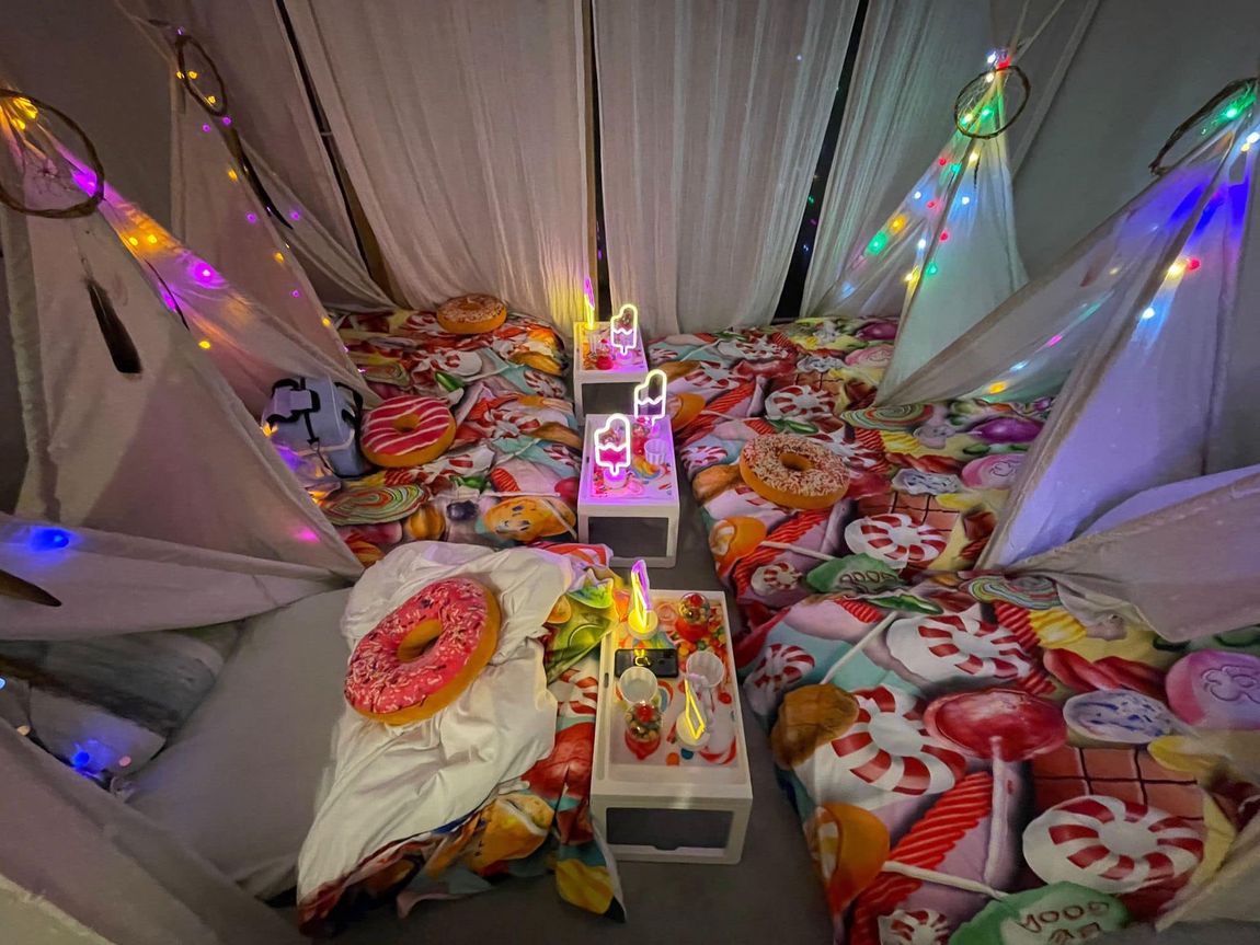 tipi slaapfeestje voor kinderfeestje