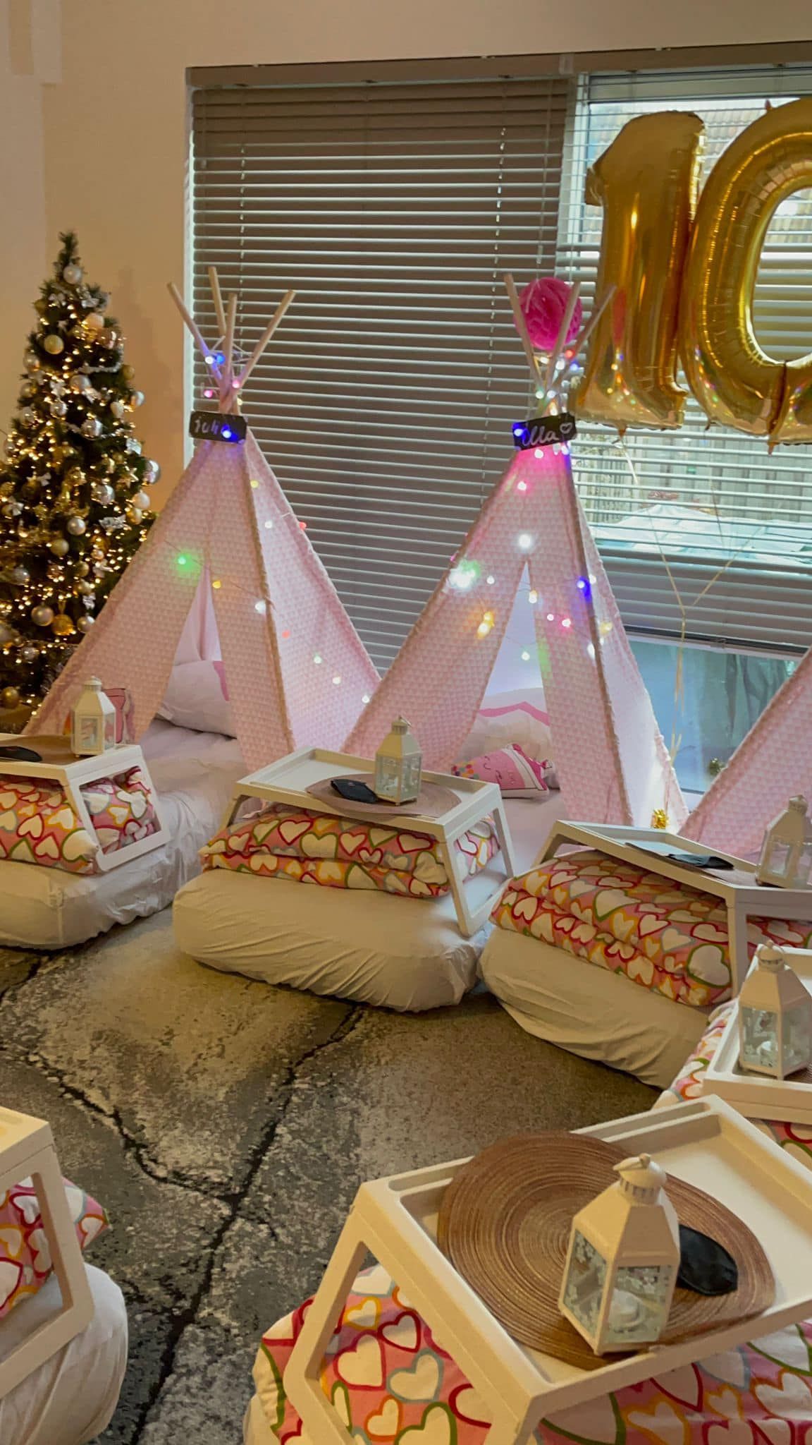 tipi slaapfeestje voor kinderfeestje
