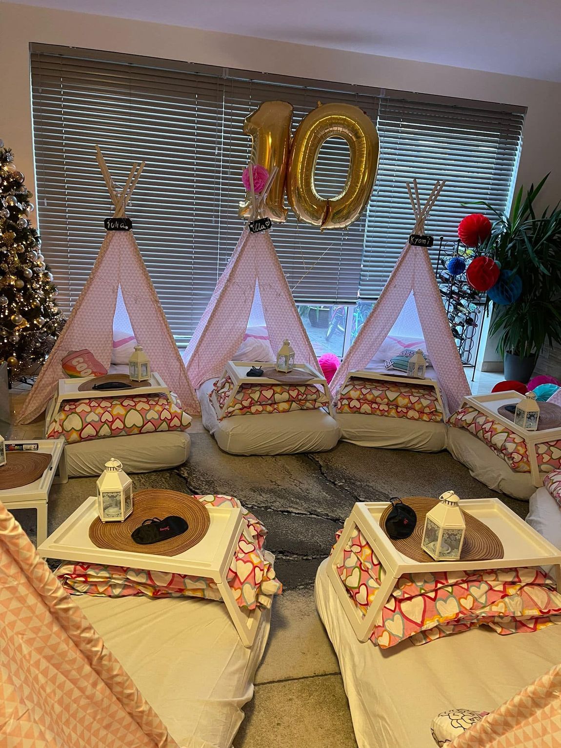 tipi slaapfeestje voor kinderfeestje