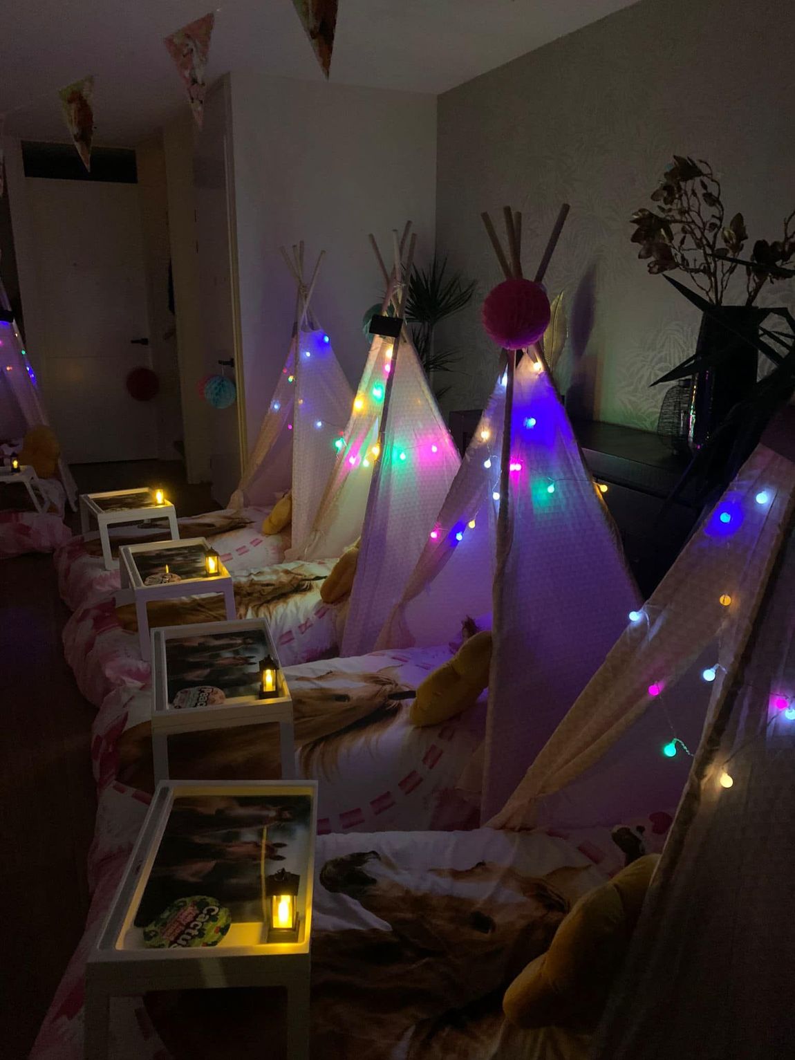 tipi slaapfeestje voor kinderfeestje