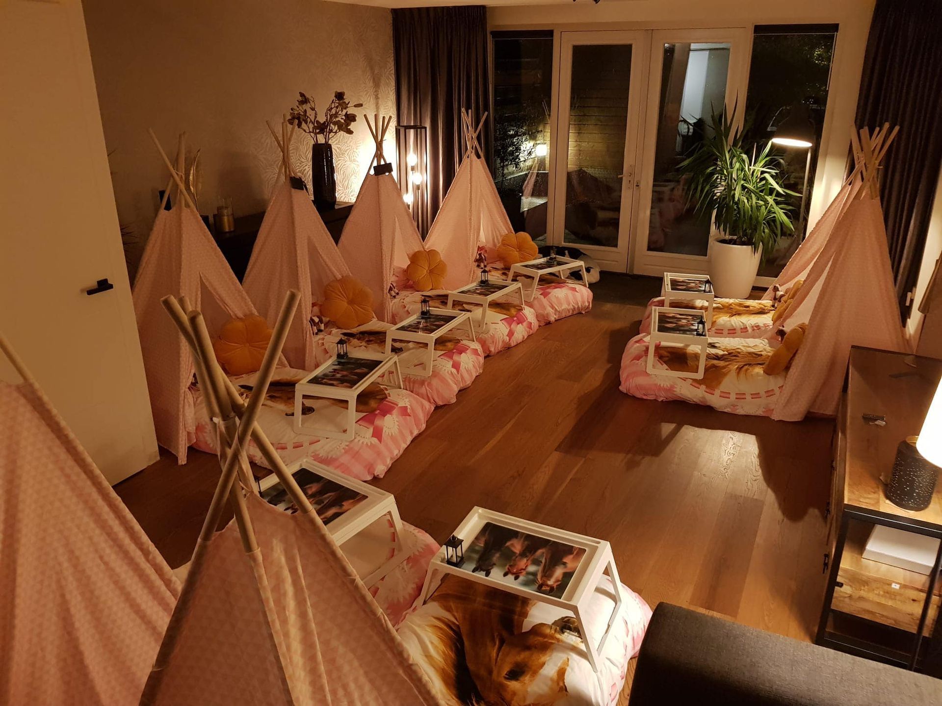 Tipi slaapfeestje