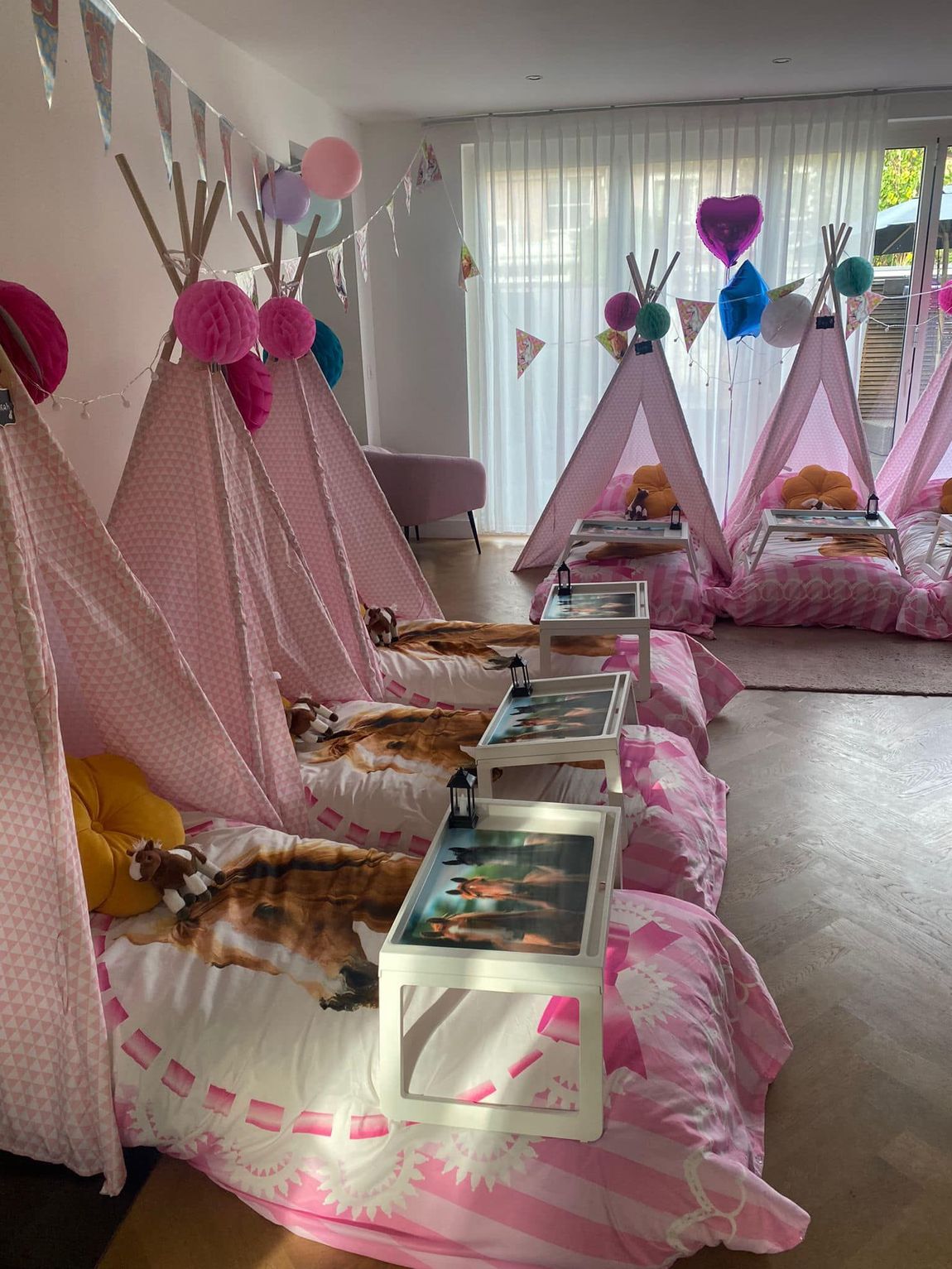 Tipi slaapfeestje