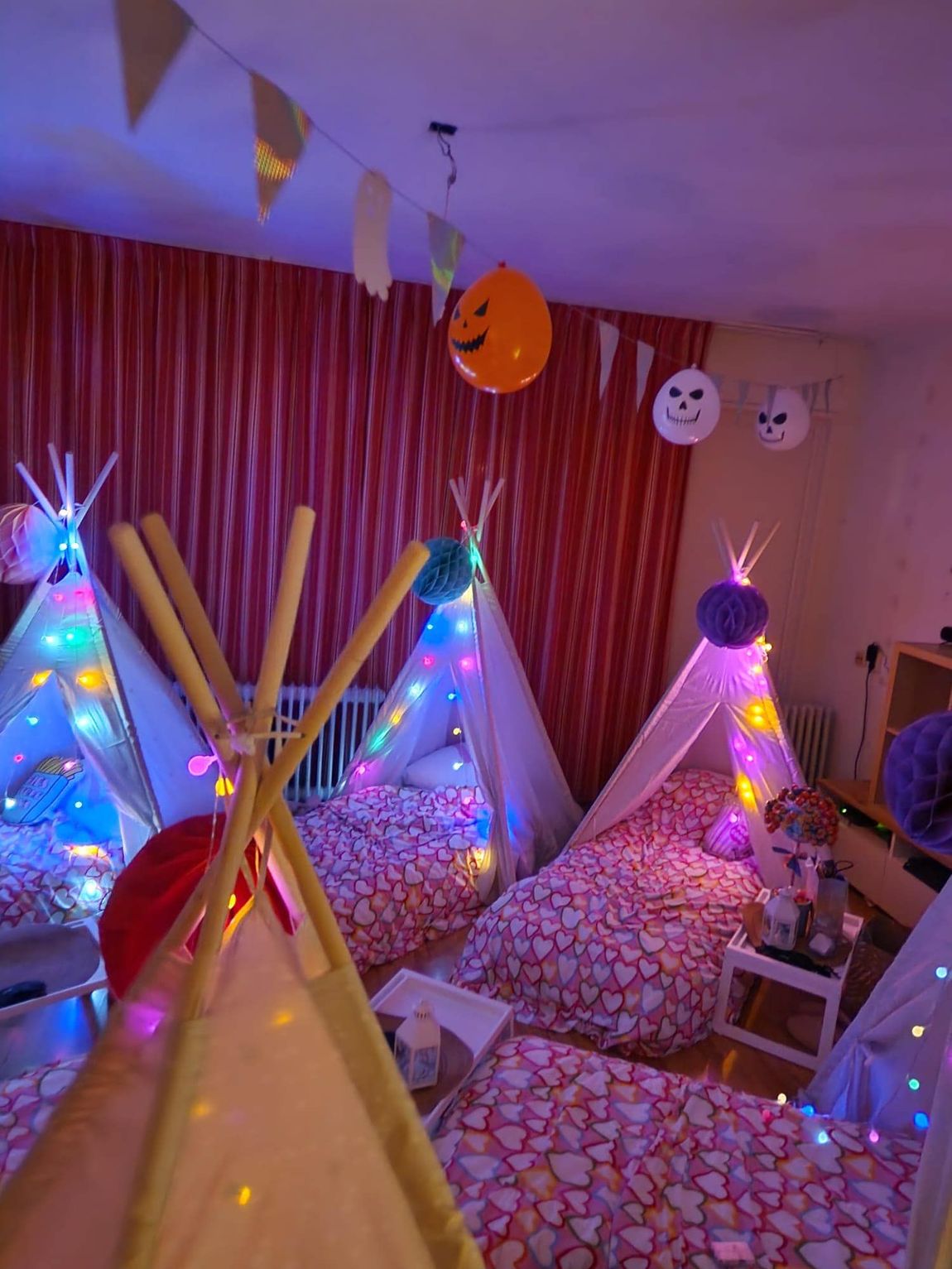 Tipi slaapfeestje