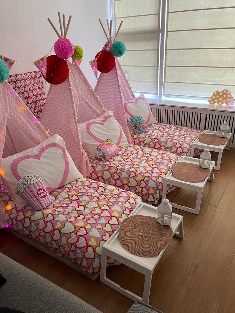 tipi slaapfeestje voor kinderfeestje