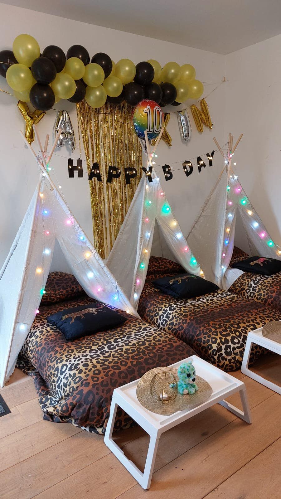 tipi slaapfeestje voor kinderfeestje