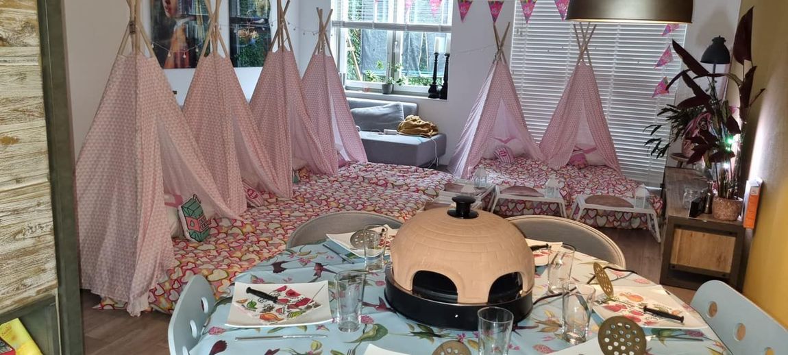 tipi slaapfeestje voor kinderfeestje