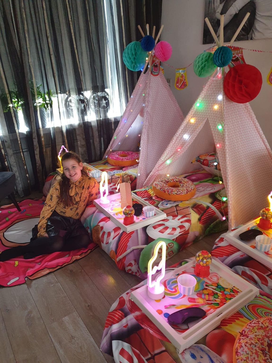 tipi slaapfeestje voor kinderfeestje