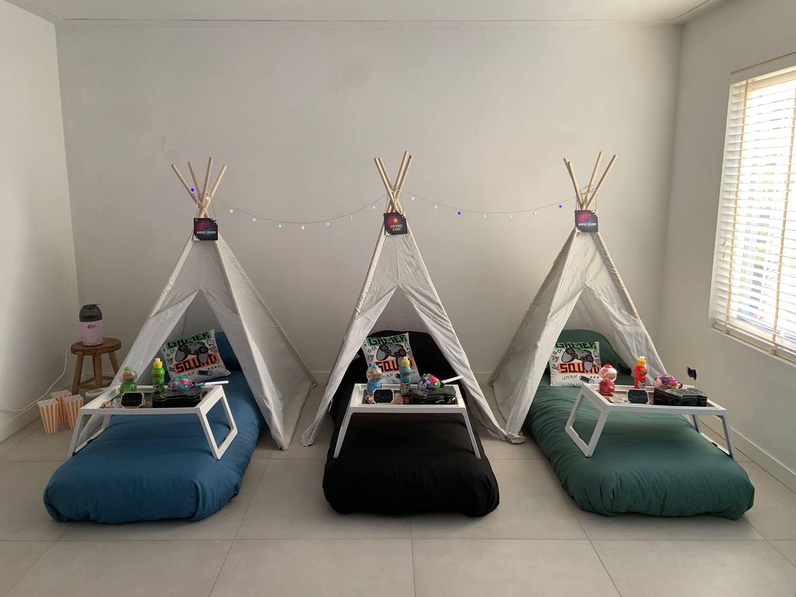 tipi slaapfeestje voor kinderfeestje