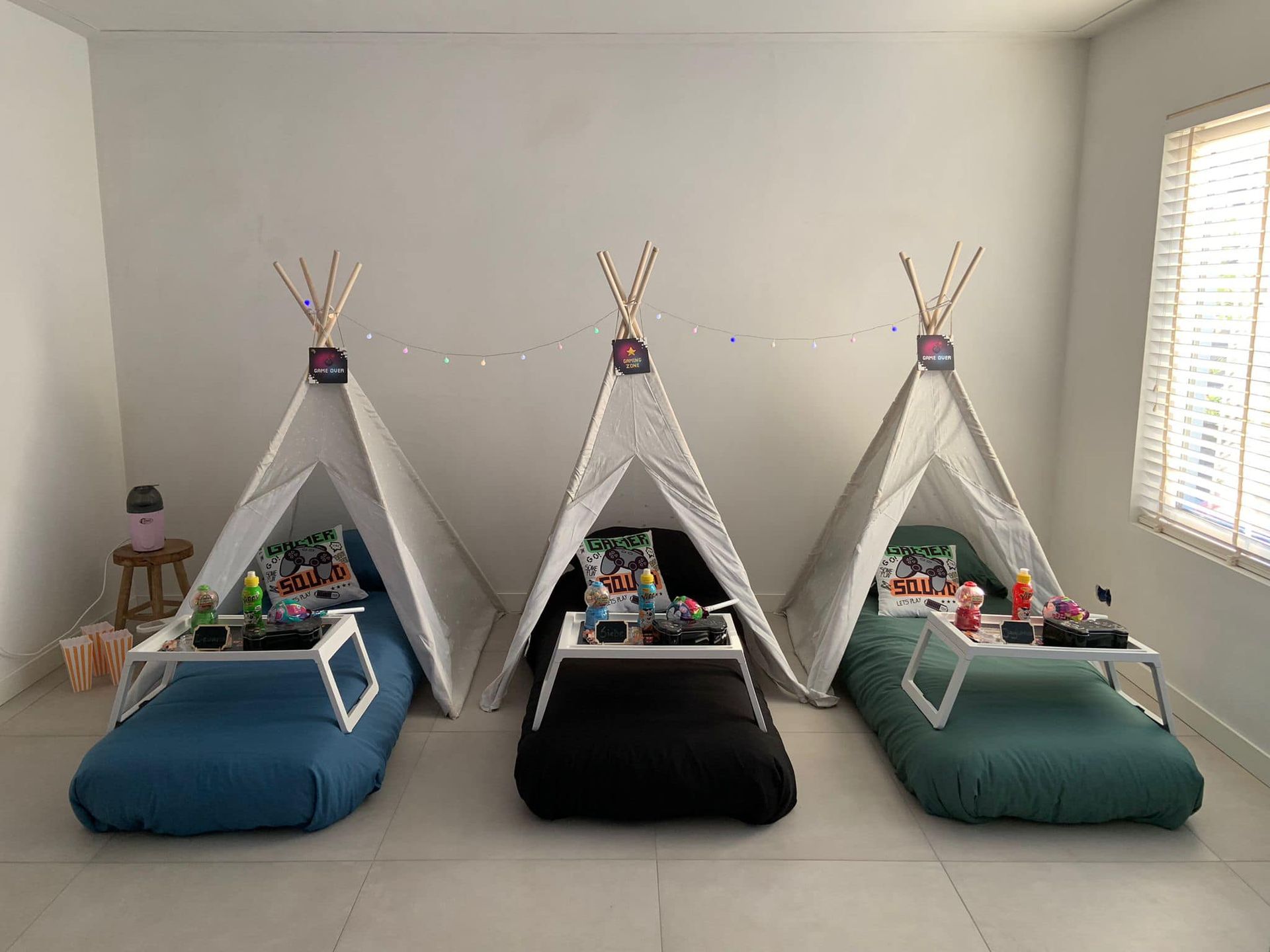 Tipi slaapfeestje