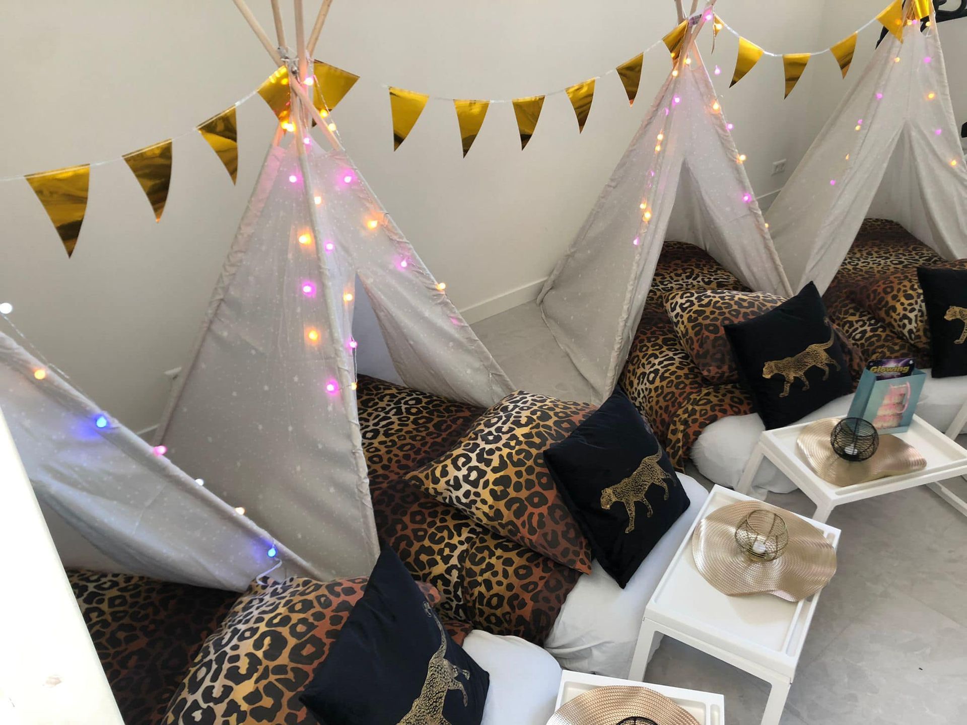 Tipi slaapfeestje