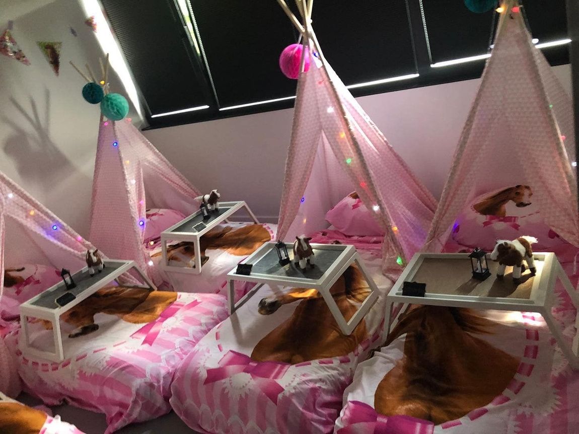 tipi slaapfeestje voor kinderfeestje