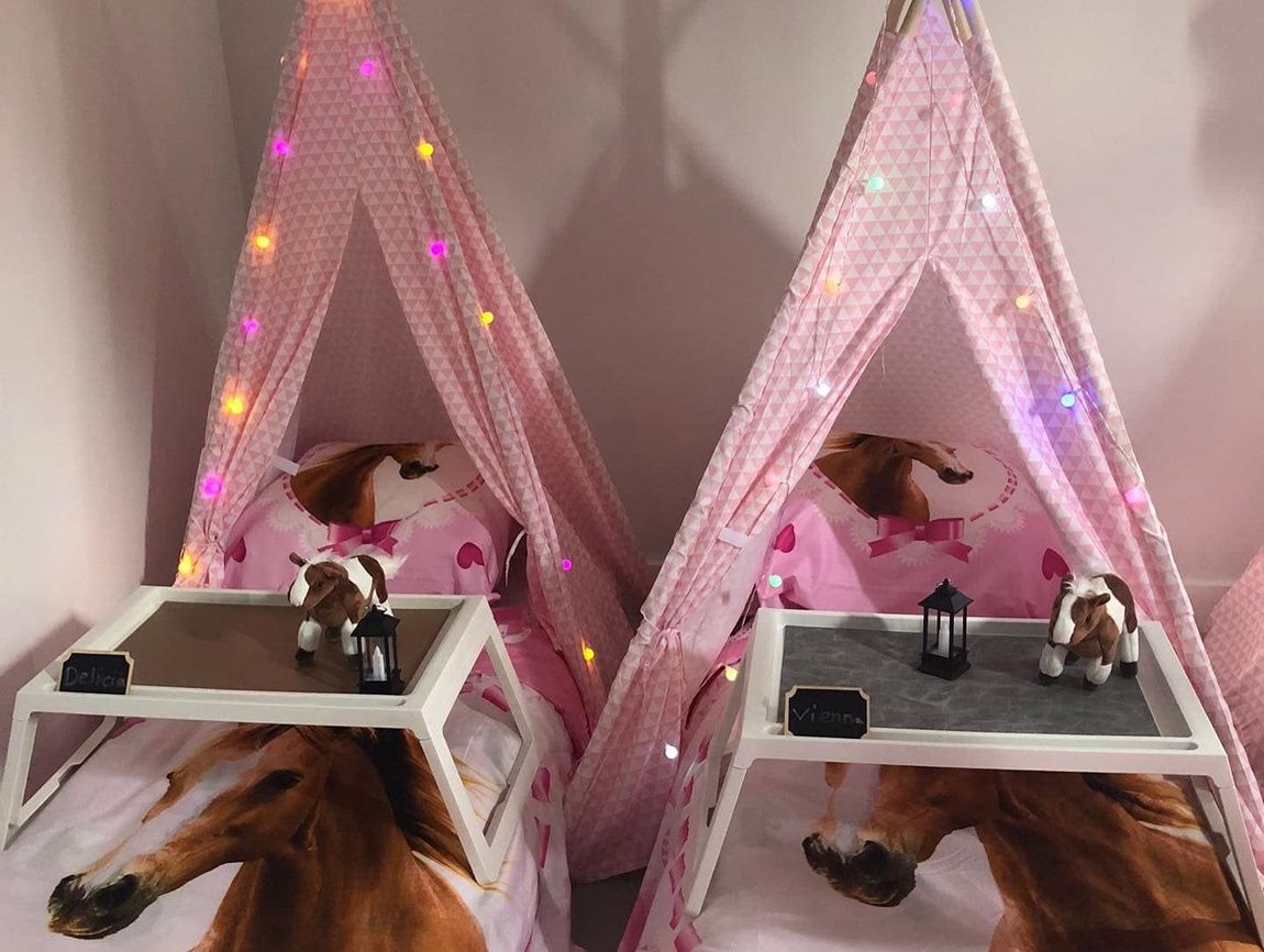 tipi slaapfeestje voor kinderfeestje