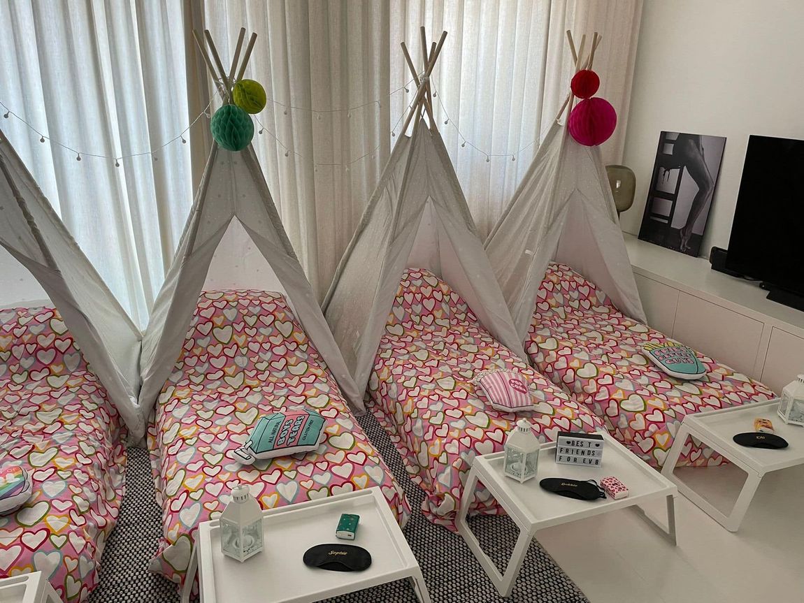 tipi slaapfeestje voor kinderfeestje