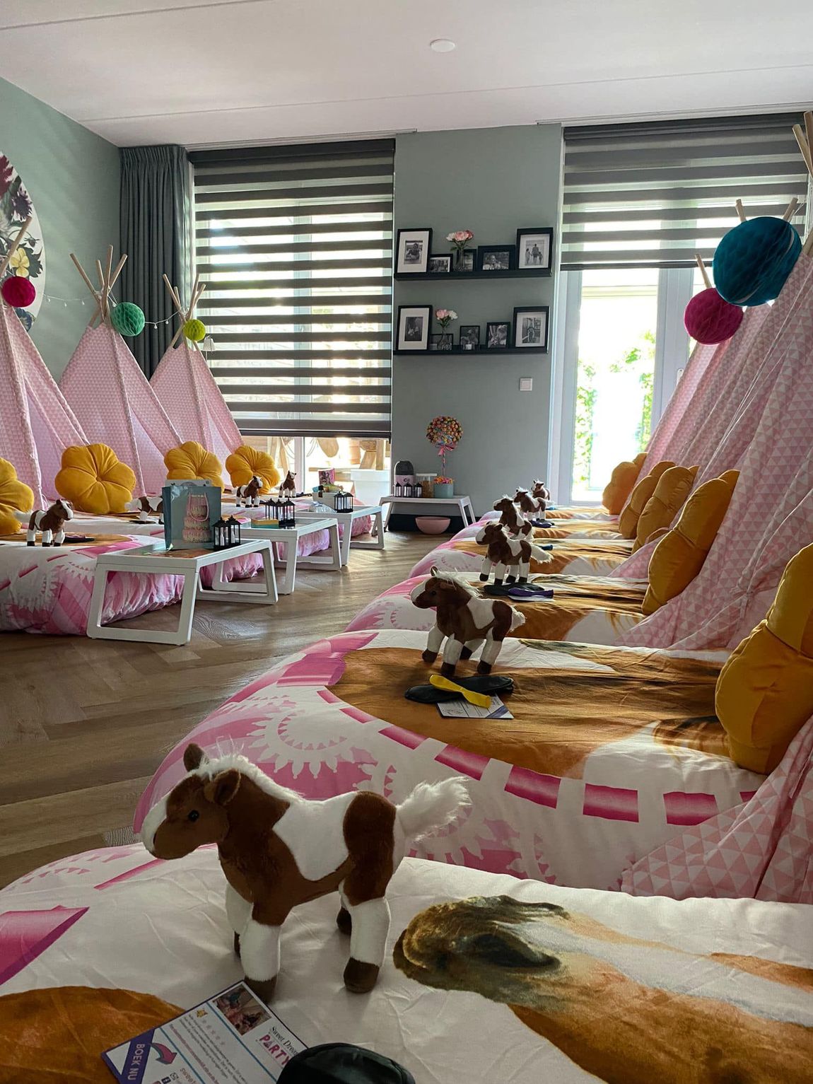 tipi slaapfeestje voor kinderfeestje