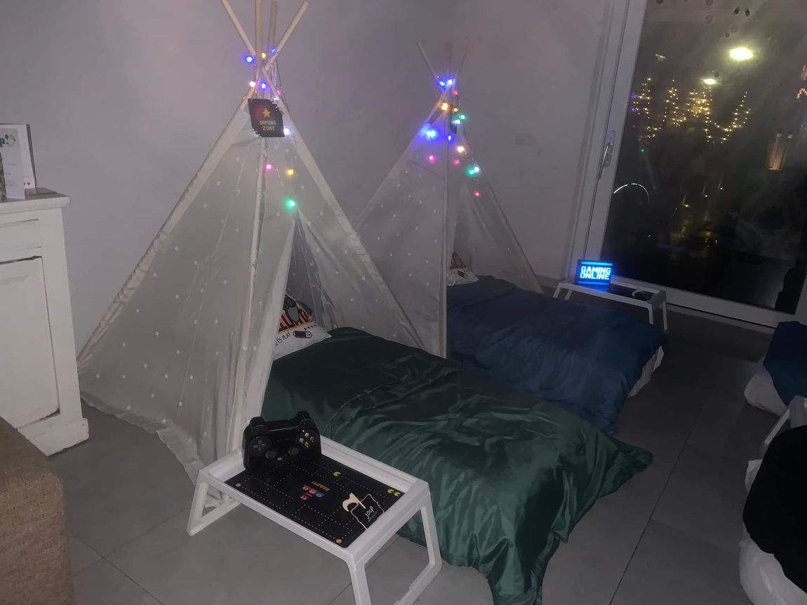 tipi slaapfeestje voor kinderfeestje