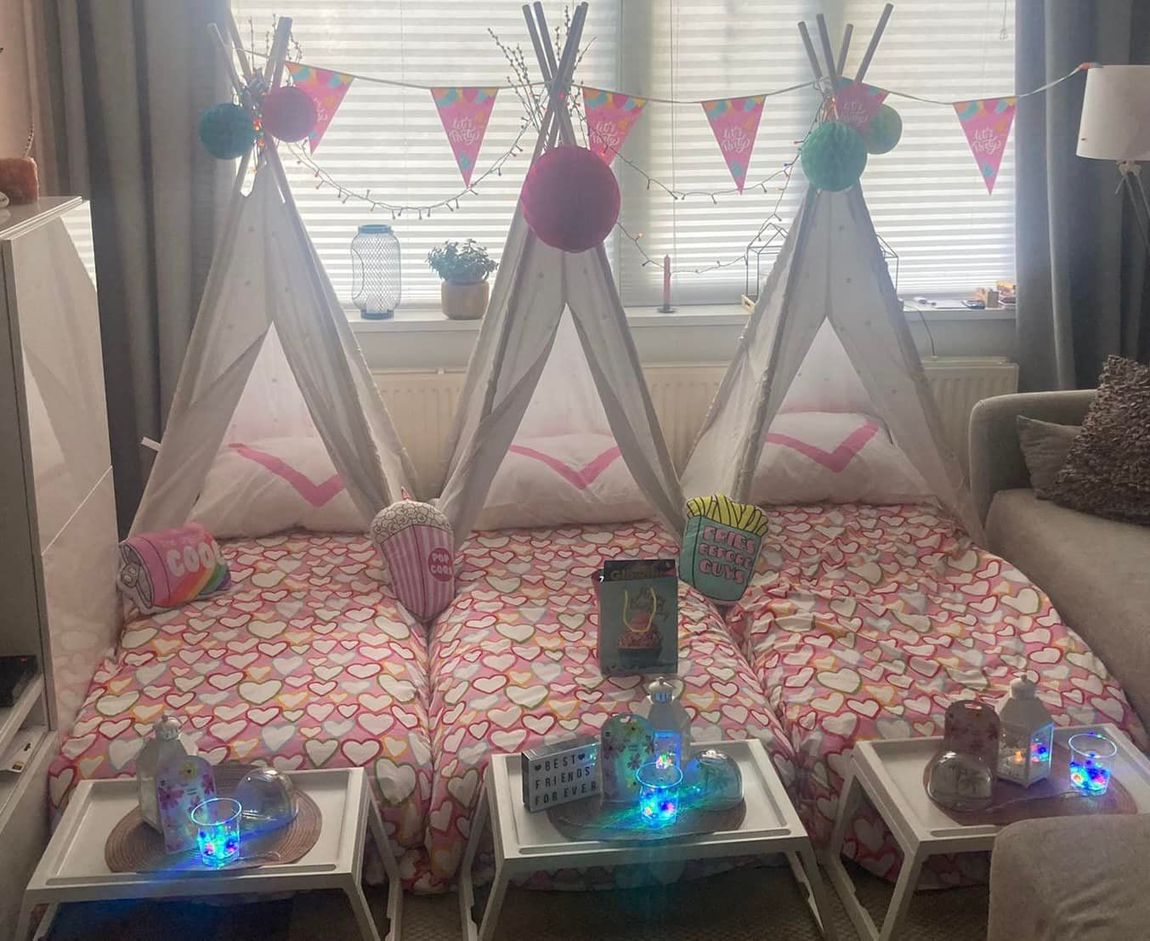 tipi slaapfeestje voor kinderfeestje