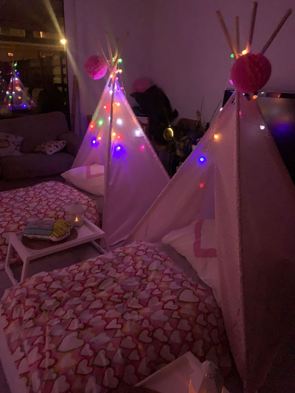 tipi slaapfeestje voor kinderfeestje
