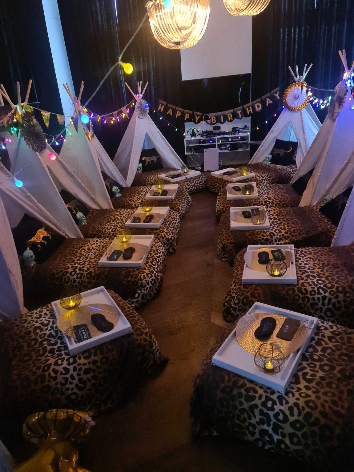 tipi slaapfeestje voor kinderfeestje