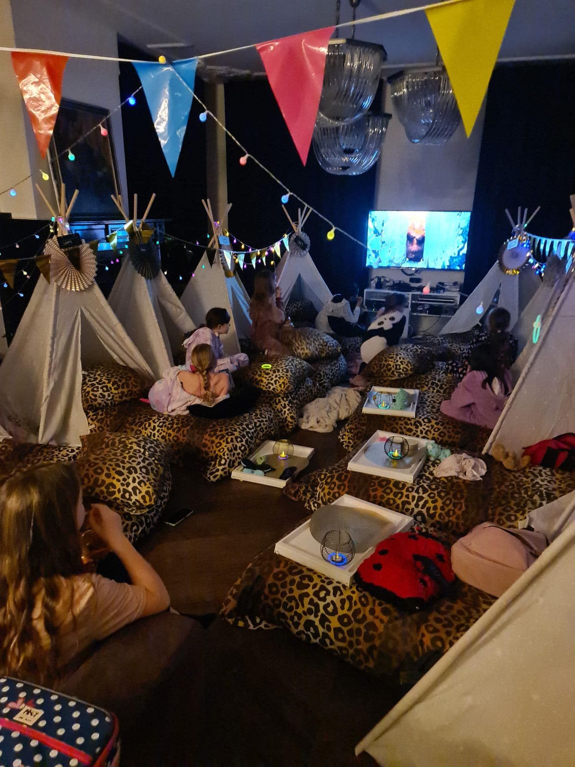 tipi slaapfeestje voor kinderfeestje