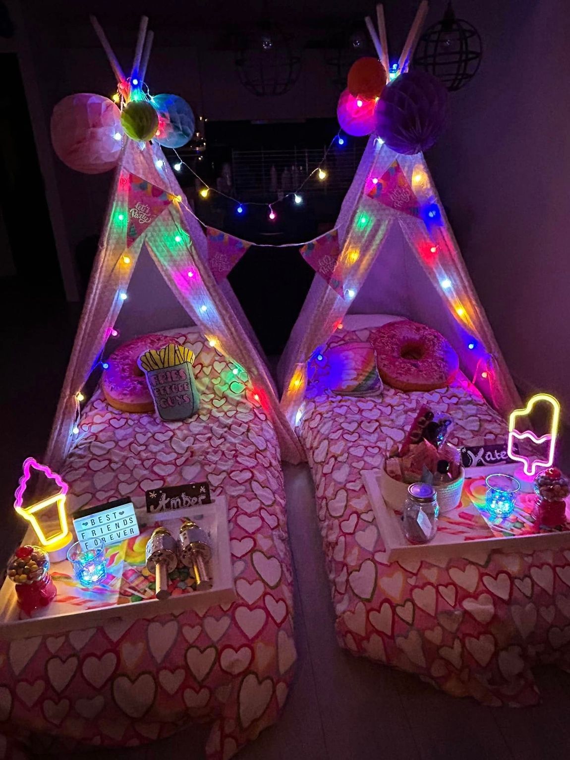 tipi slaapfeestje voor kinderfeestje