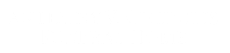 Anthony V. Chepulis Funeral Home logo in white text