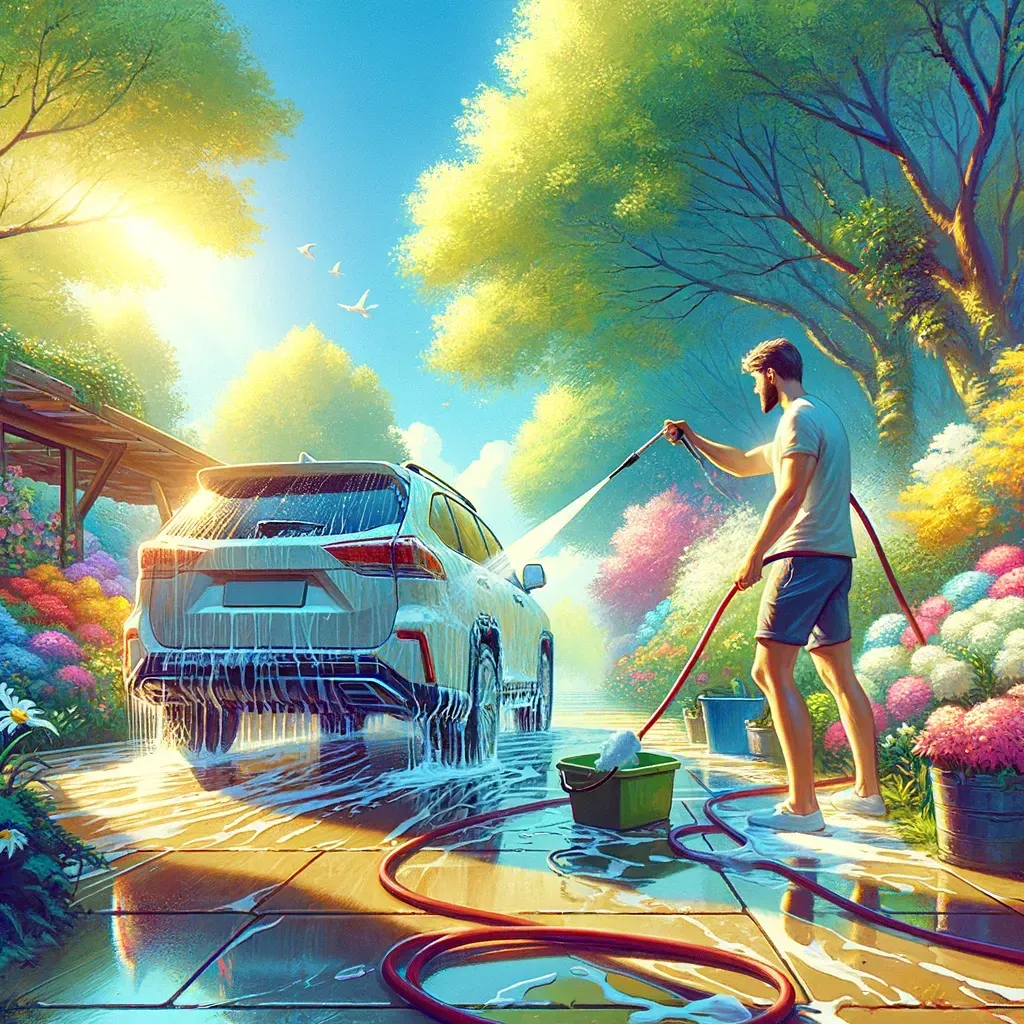 spring cleaning for cars image