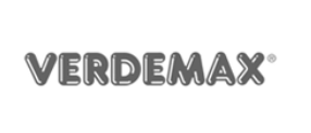 Logo VERDEMAX in testo grigio su sfondo bianco